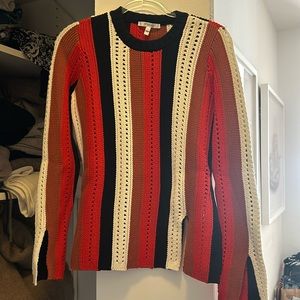 Derek Lam 10 Crosby Crochet Crewneck sweater